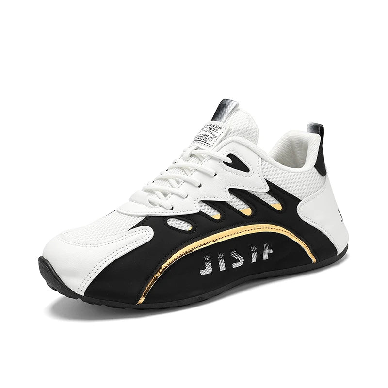 Men's Red White Breathable Mesh Sneakers Fashion Casual Running Shoes Zpaxo