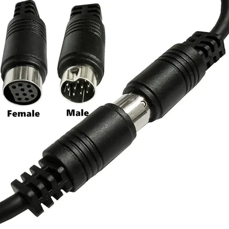 652F 3 1 5 0 5m S-video Cable Mini Din 10Pin Male Female Extension Zpaxo