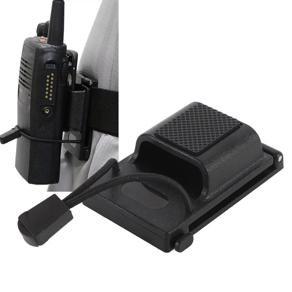 Radio Carry Holster Compact Secure Belt Anti Slip ABS Duty
