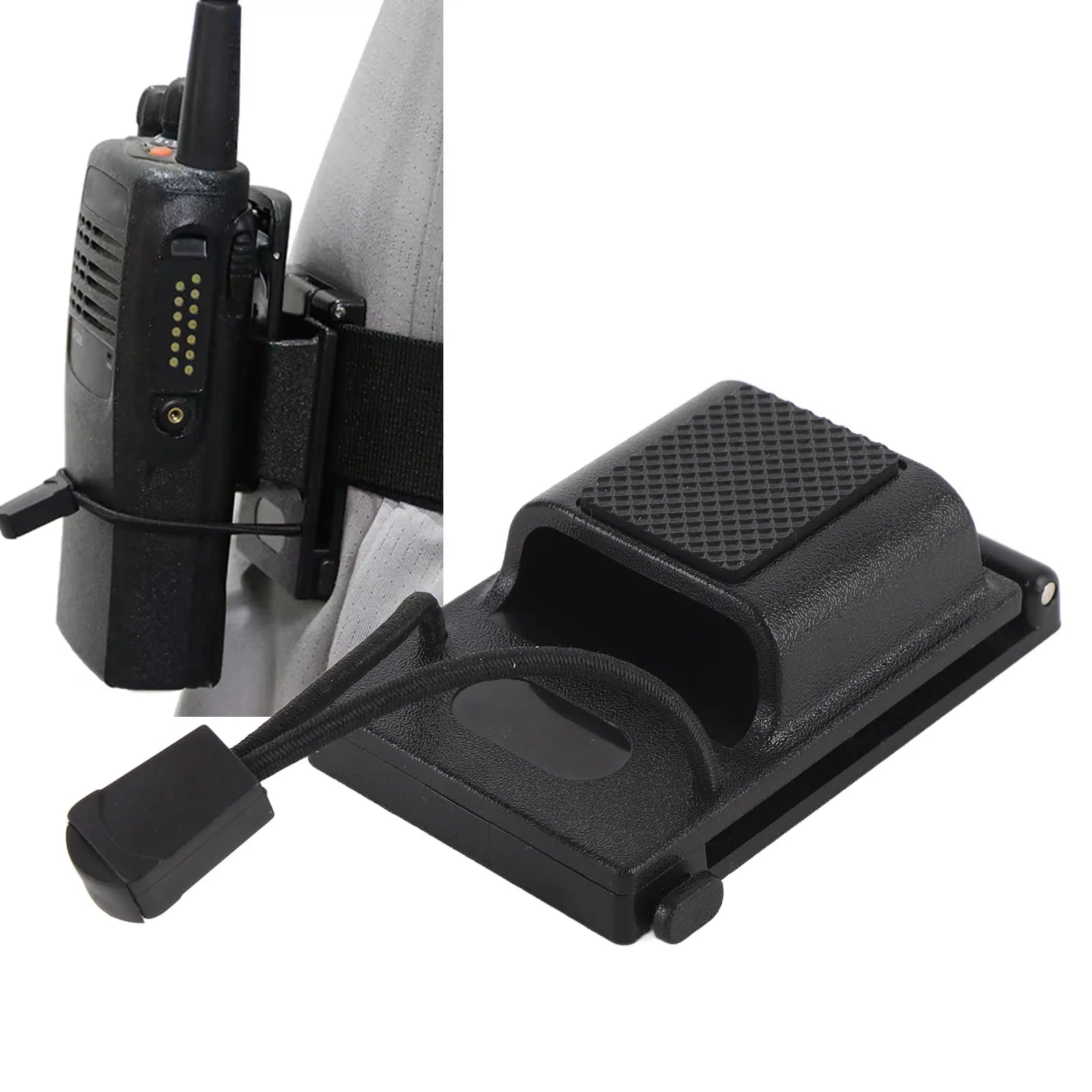 Radio Carry Holster Compact Secure Belt Anti Slip ABS Duty