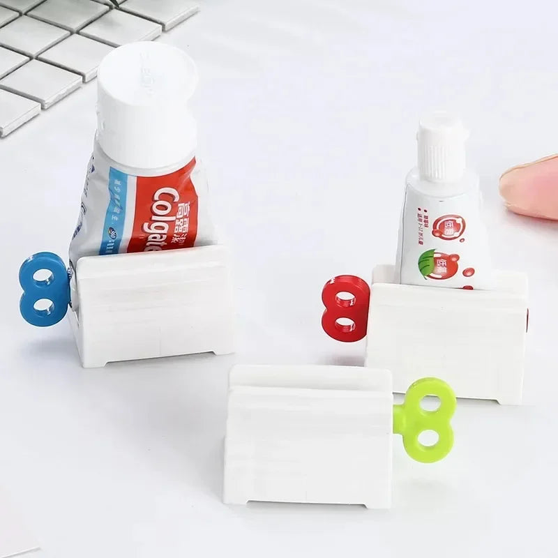 Roller Tube Toothpaste Squeezer & Rotary Paste Dispenser