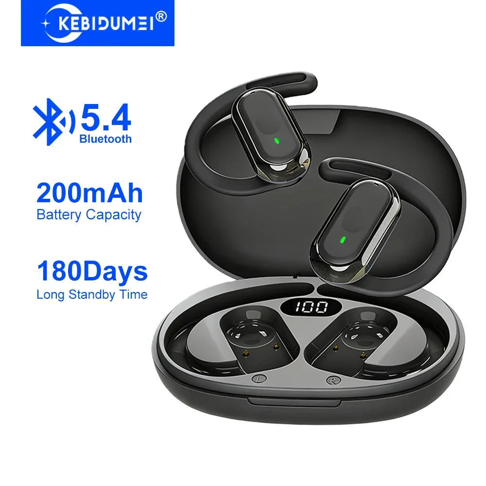 KEBIDUMEI Open-ear Bluetooth 5 4 Earphones Ear Hook TWS Wireless