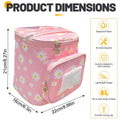 Kids Bicycle Basket Oxford Waterproof Zipper Handlebar Front Bag