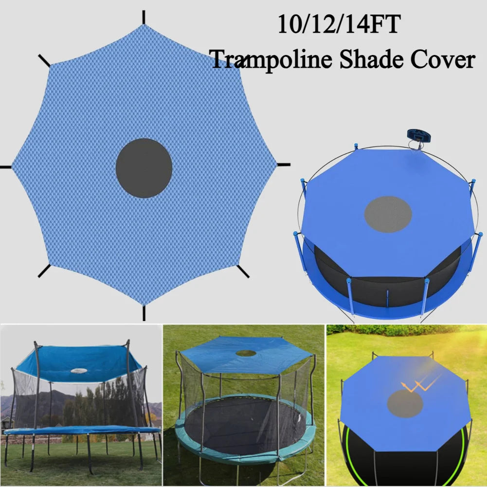 UV Resistant Trampoline Shade Cover Canopy Sun Protection Waterproof