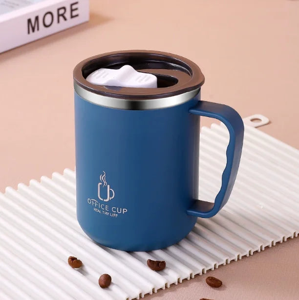 304 Stainless Steel Water Bottle Double Layers Coffee Mug Milk Cup