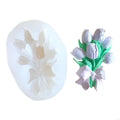 Flower Bouquets Silicone Molds Candle Soap Candy Chocolate Cake
