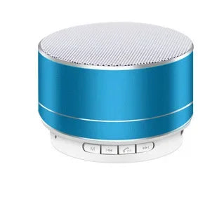 Wireless Bluetooth Speaker Mini Portable Subwoof Soundwith Mic TF Zpaxo Blue