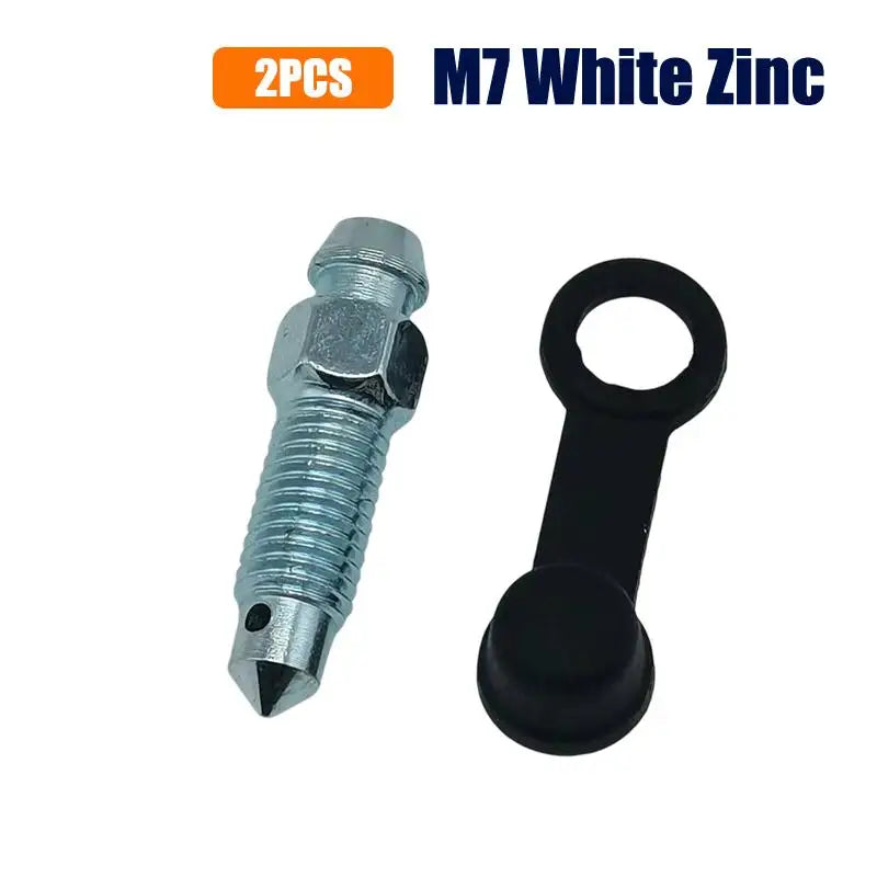 CM2 Motorcycle Brake Caliper Oil Drain Deflation Screws M8 M10 Rubber Zpaxo A2