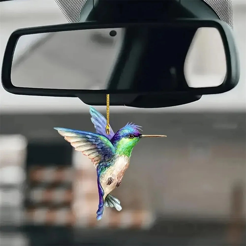 Acrylic Hummingbird Suncatcher Hanging Pendant | Window Ornament