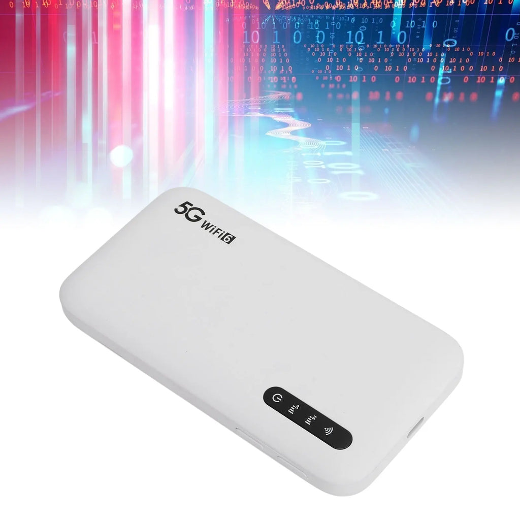 Wifi 6 Mobile Hotspot Speed Support 16 Devices 6100mAh Portable