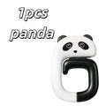 Cartoon Animal Shaped Hook – Portable Foldable for Handbags, Wallets & Backpacks, Desktop Hanger Zpaxo 1pcs panda