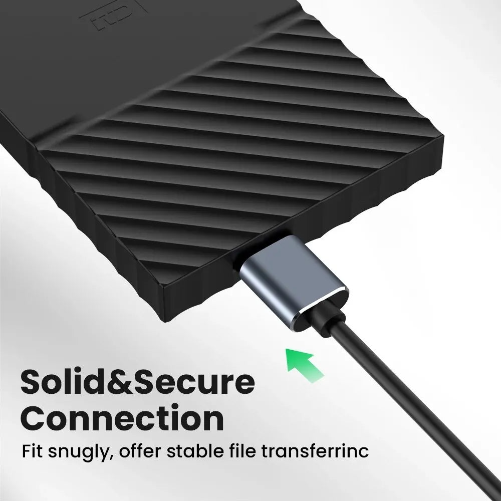 Micro B USB C 3 0 Cable Typec Connector 5Gbps External Hard Drive Zpaxo