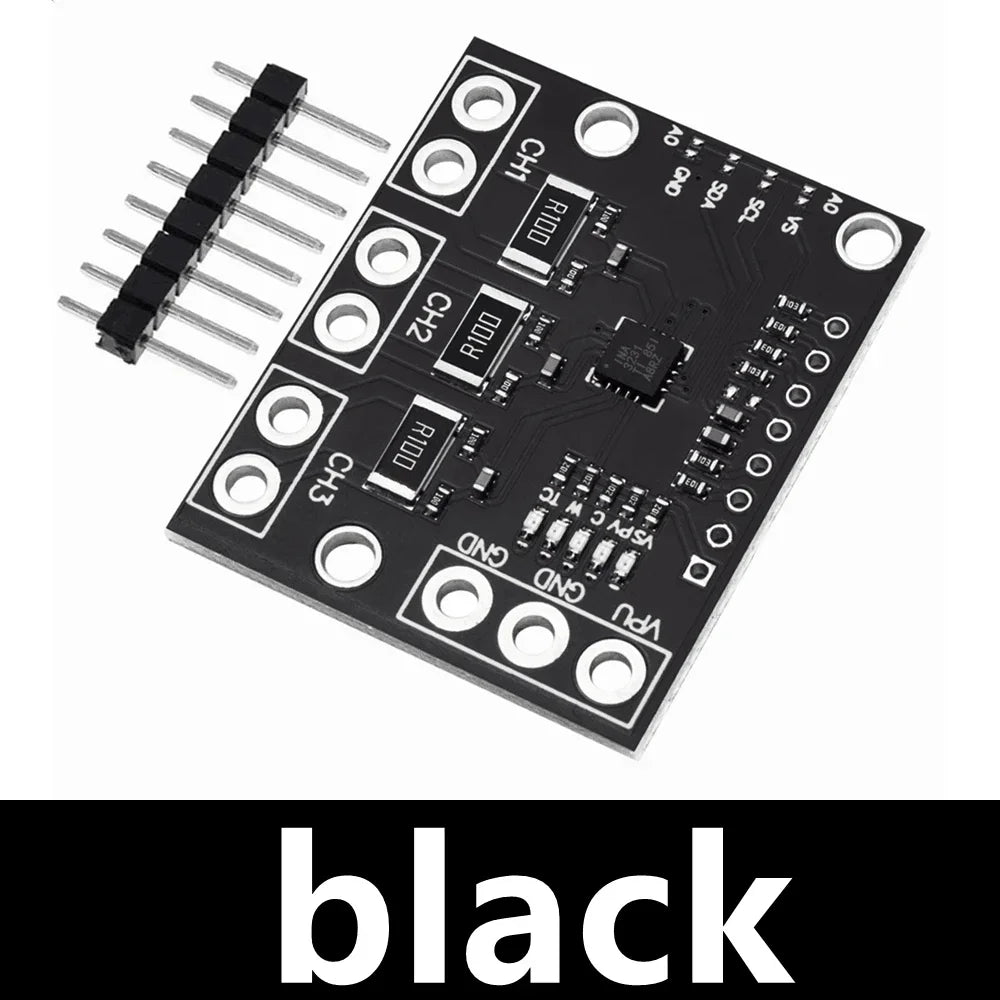 INA3221 Triple-channel Module High-side Measurement Shunt Bus Voltage Zpaxo black
