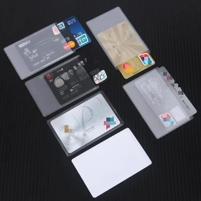 Waterproof Transparent Card Holders Plastic ID Case Passport Covers