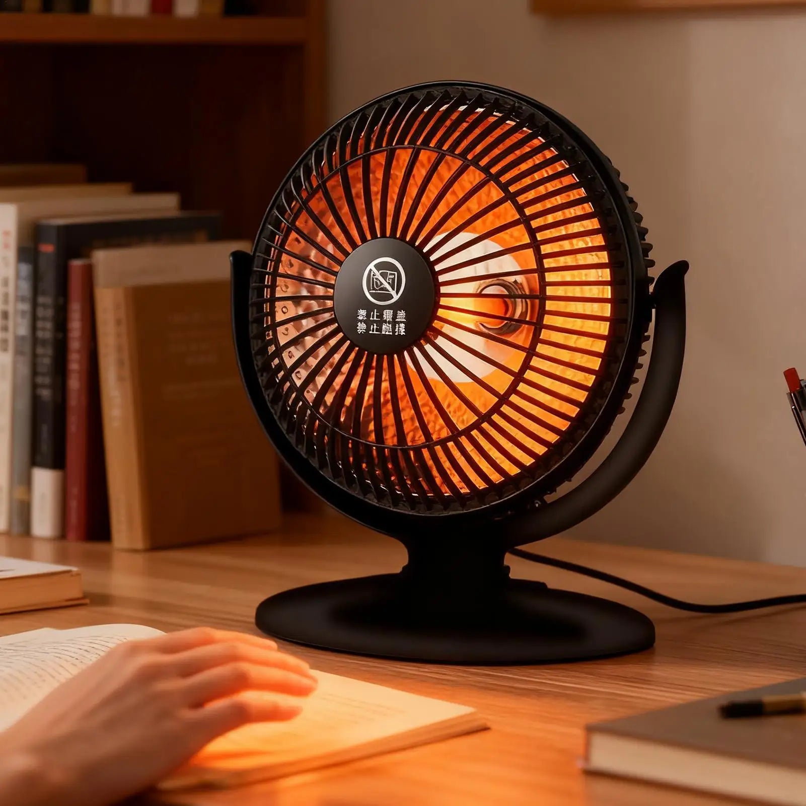 Space Heater Portable 200W Appliances 6 Inches Dumping Shutdown Zpaxo