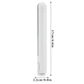 2-in-1 Mini Curling Iron & Straightener – Travel Size USB Travel Hair Styler Zpaxo White China Mainland