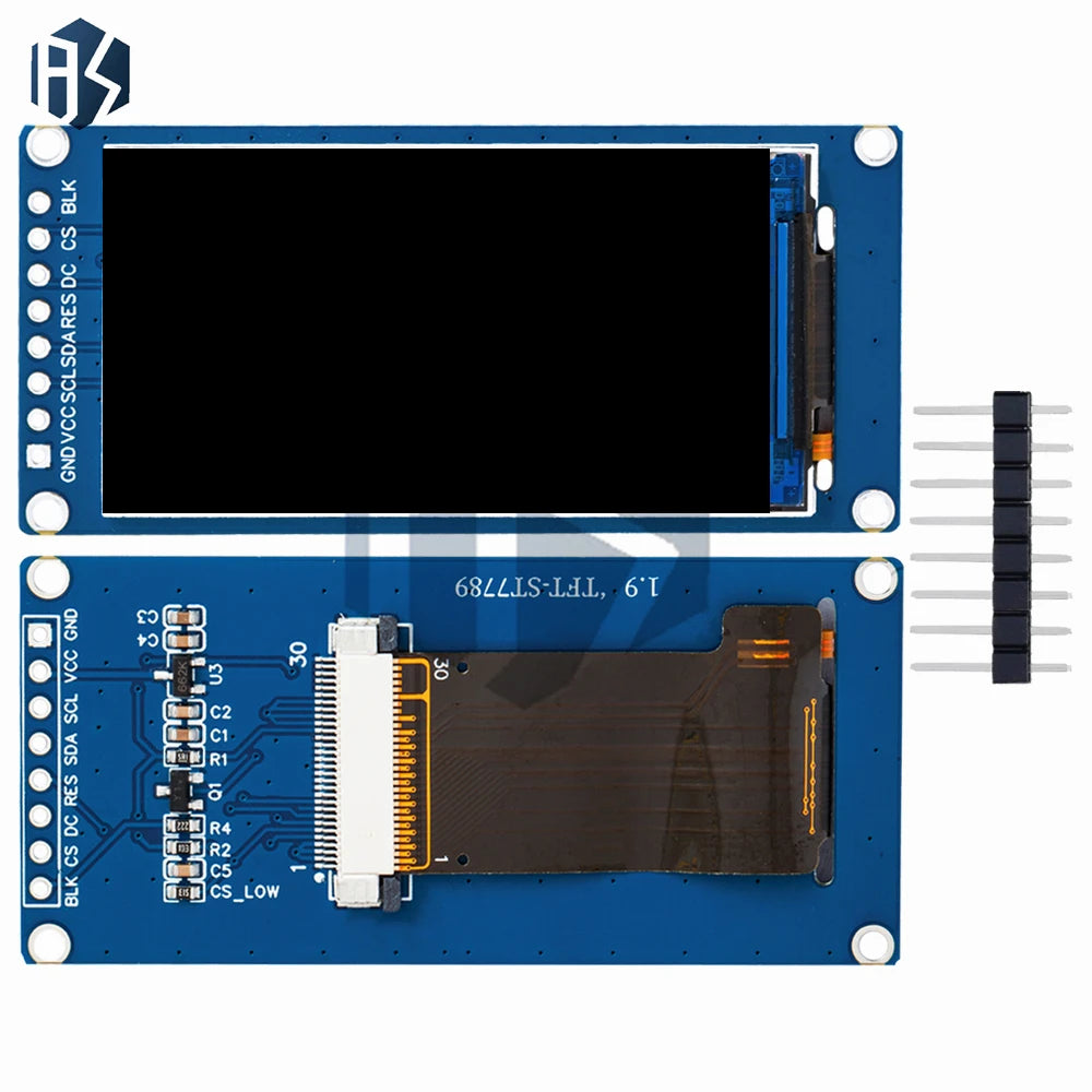 IPS Full Angle TFT Display Screen LCD Module SPI Serial Port Zpaxo