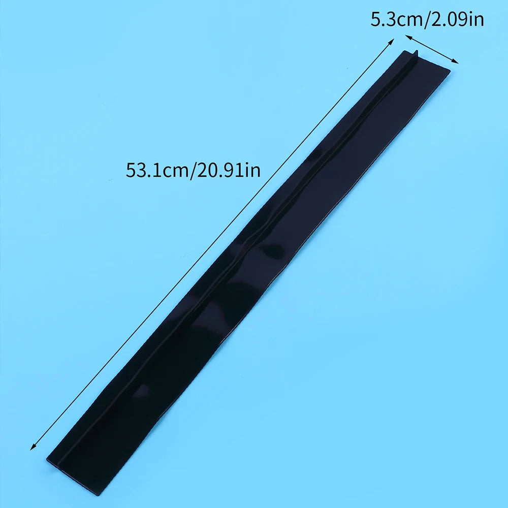 Silicone Stove Counter Gap Cover T-shape Kitchen Oilgas Slit Filler Heat Resistant Mat Cook Oil Dust Water Seal Zpaxo Black