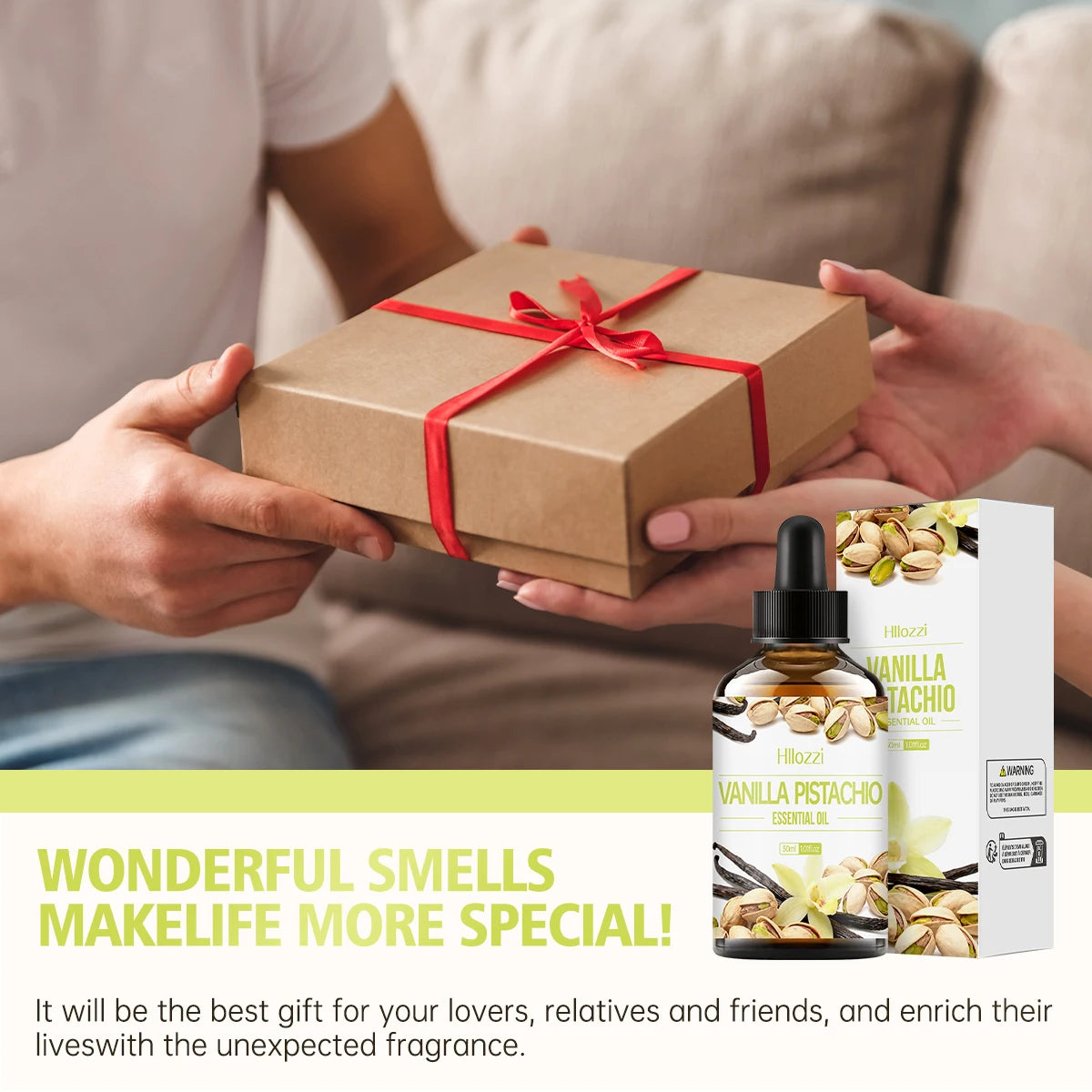Vanilla Pistachio Essential Oil Has Sweet Aroma Suitable Diffusers Zpaxo