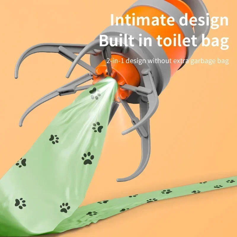 Zero-Contact Dog Waste Picker & Bag Dispenser Set