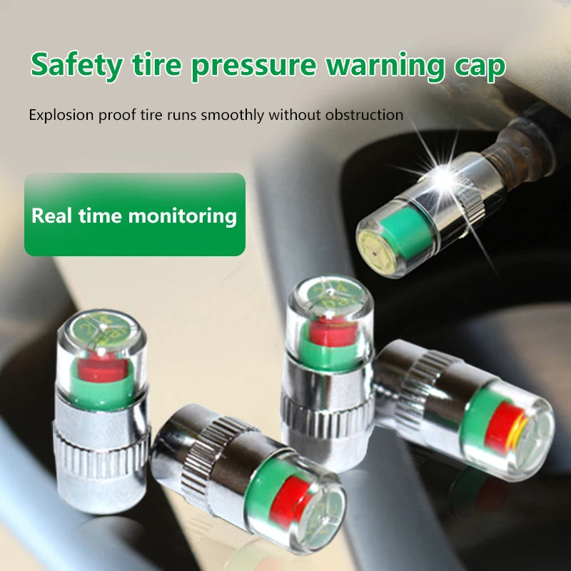 Tyre Pressure Monitor Valve Cap Sensor Kit – Car & Motorcycle