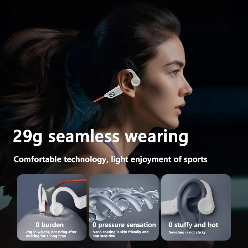 G3 Bone Conduction Swimming Headphone Bluetooth IPX8 Waterproof