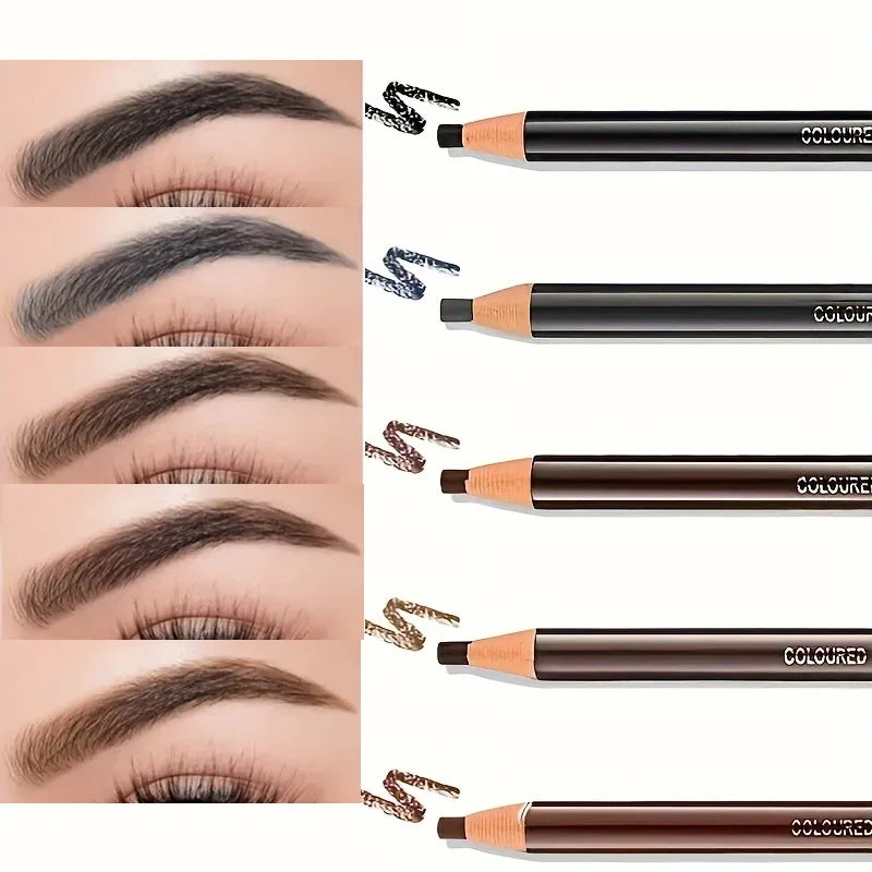 Long-lasting Waterproof Eyebrow Pencil Easy Tear-off Design Natural