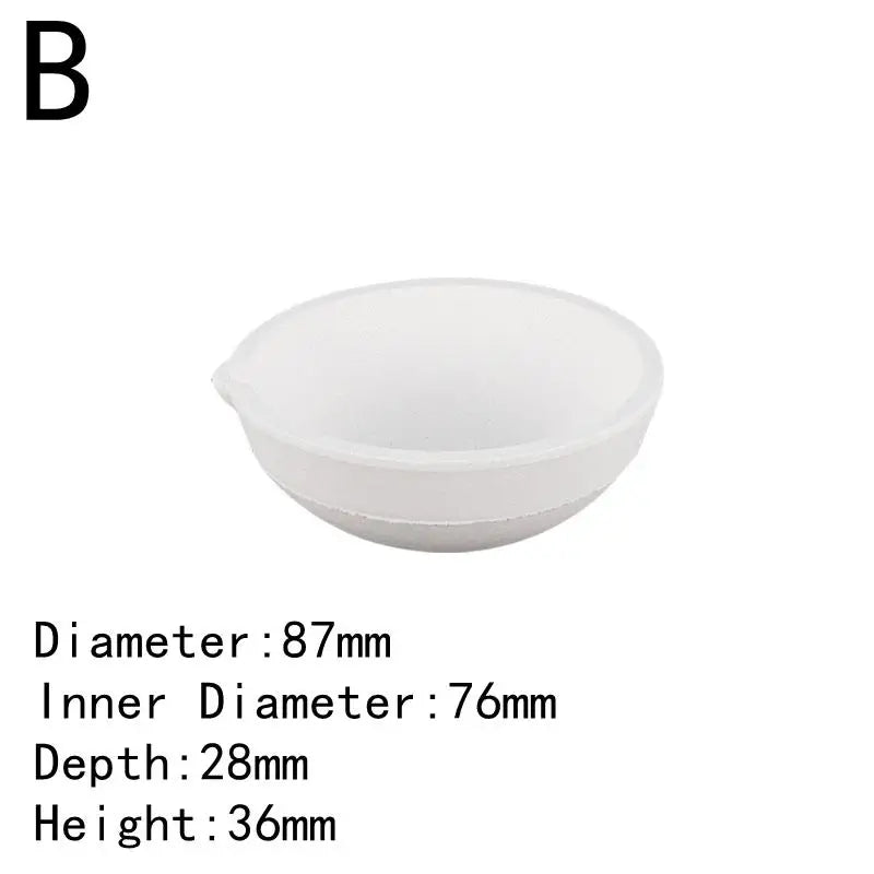 High-temperature Quartz Bowl Crucible Jewelry Making Tools Melting Zpaxo B