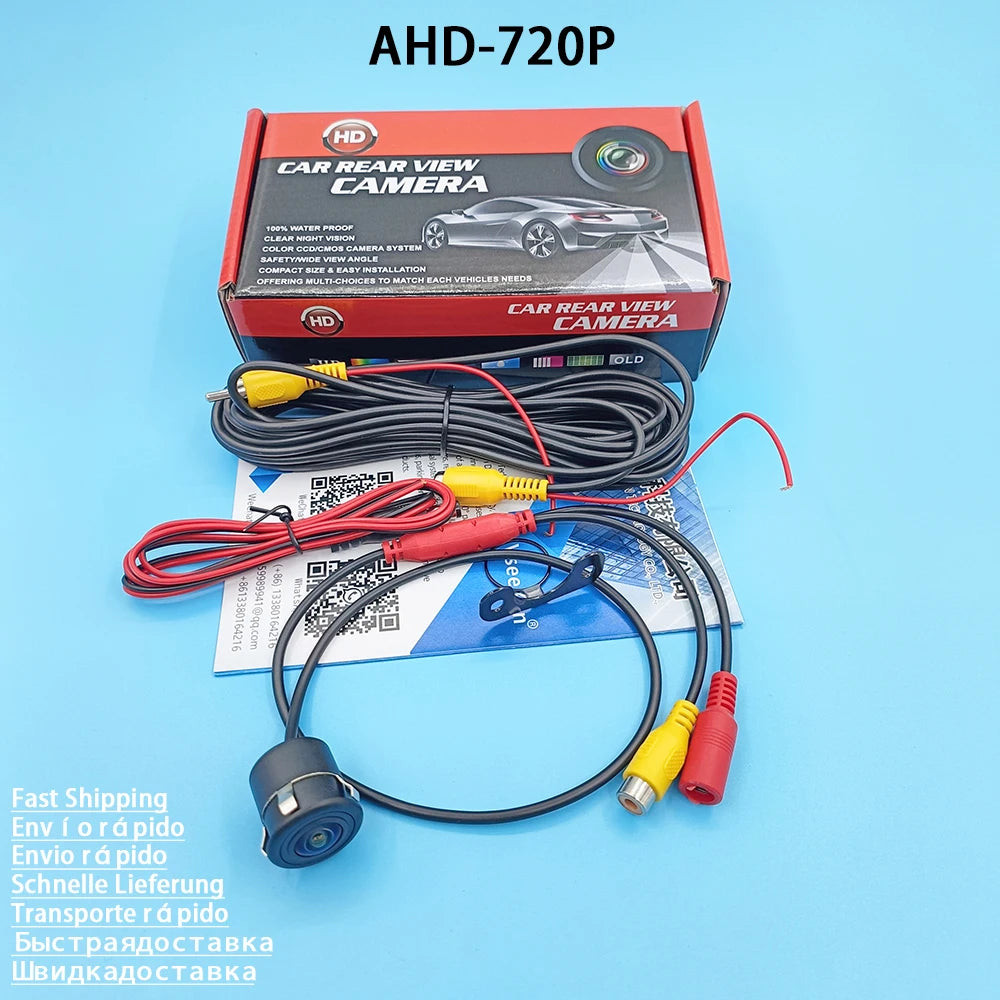 Car Camera Reverse Backup Rear View AHD 720P CVBS HD Night Vision