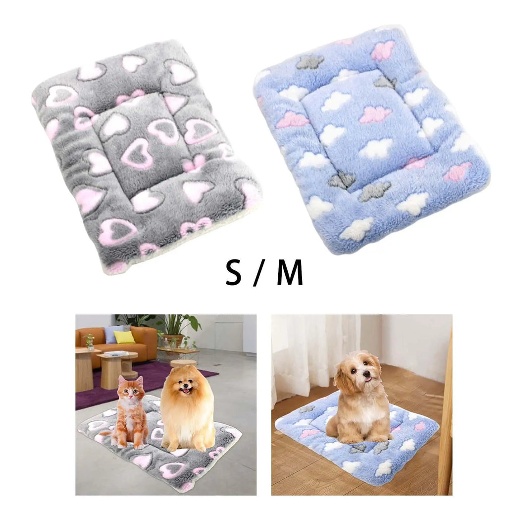 Dog Bed Mat Washable Kitten Cushion Fleece Pet Sleeping Mats Cat Zpaxo