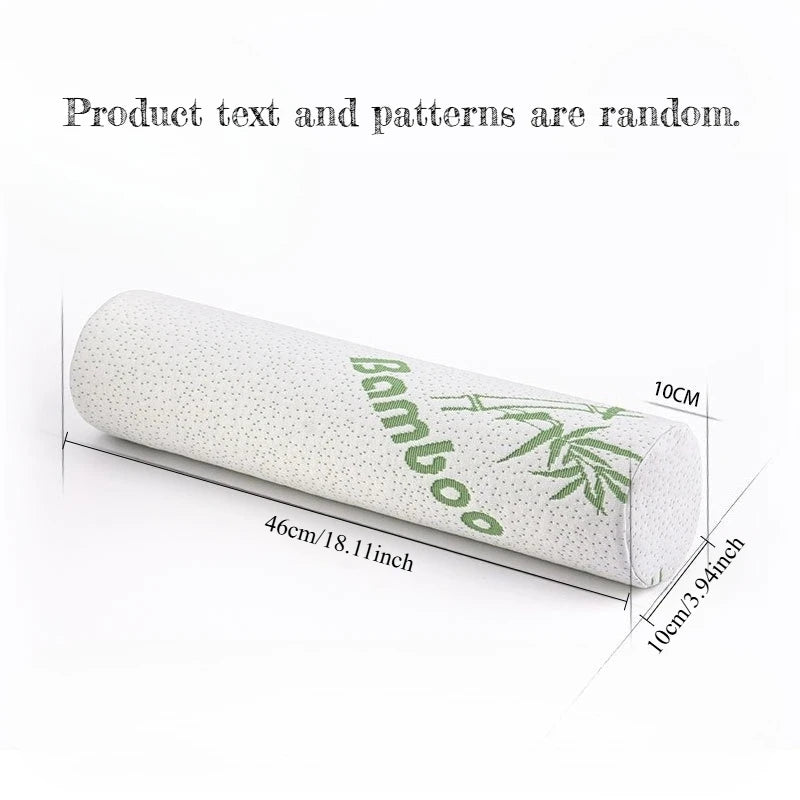 Ergonomic Cervical Roller Pillow-removable Washable Bamboo Leaf