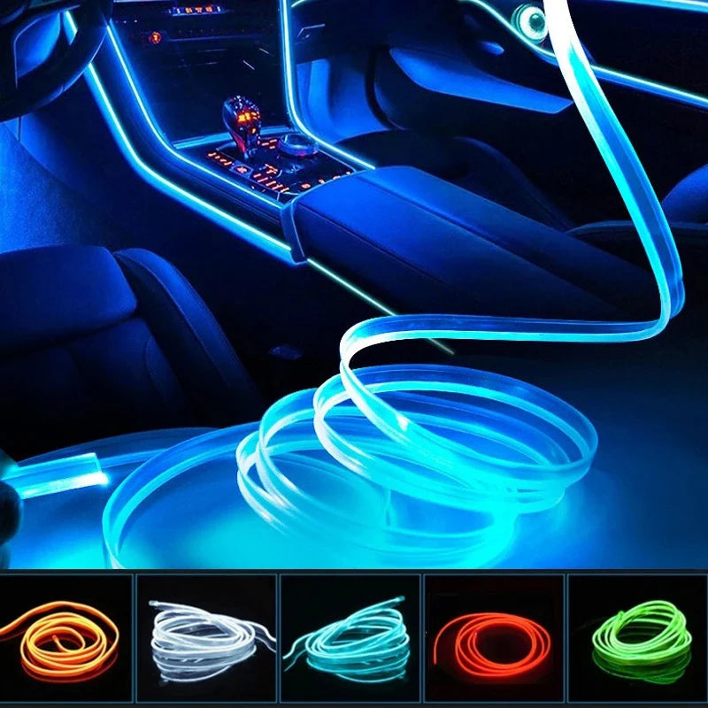 RGB Car Interior Fiber Optic LED Ambient Light Strip – USB