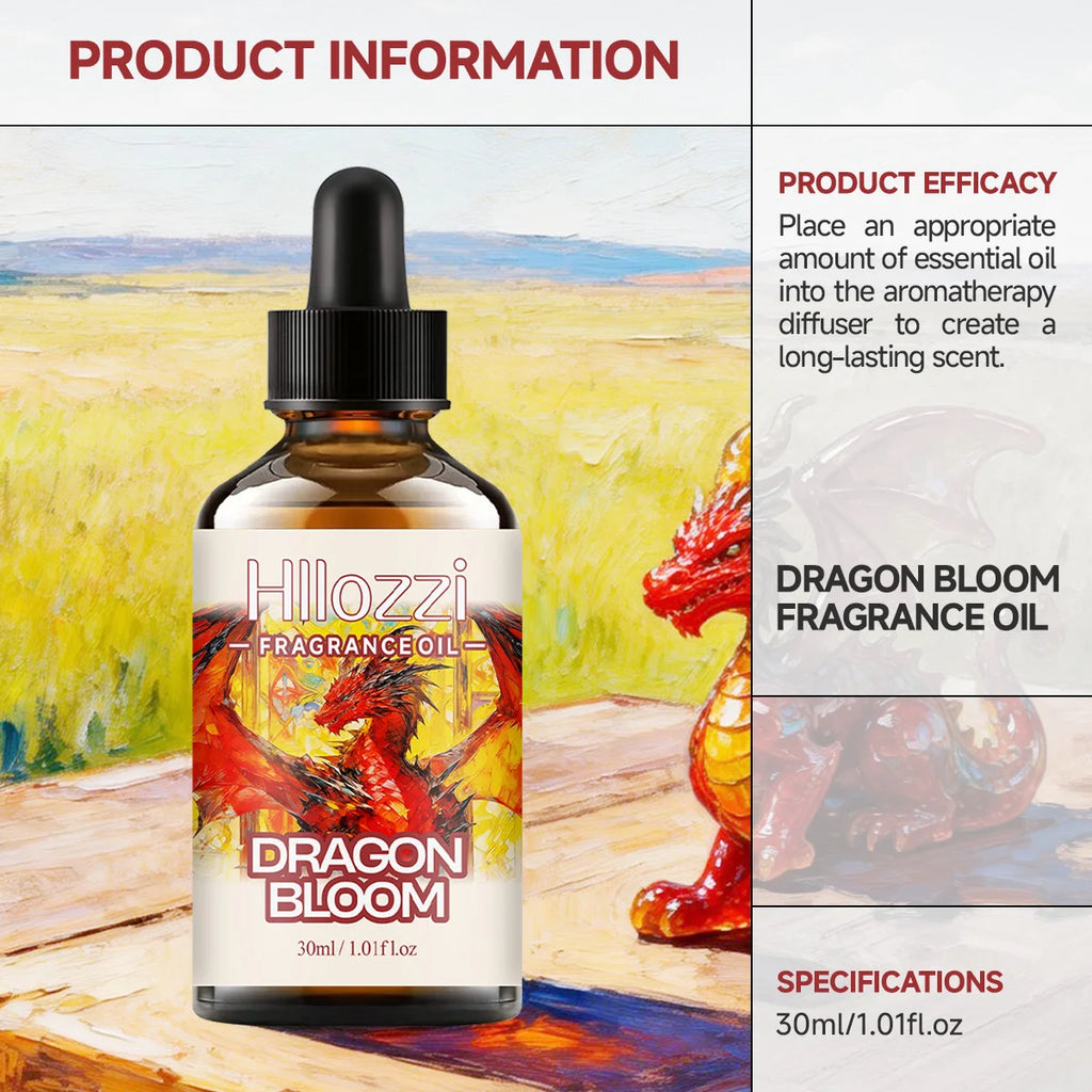DRAGON BLOOM FRAGRANCE OIL Suitable All Parts Body Face Hair Both Men Zpaxo