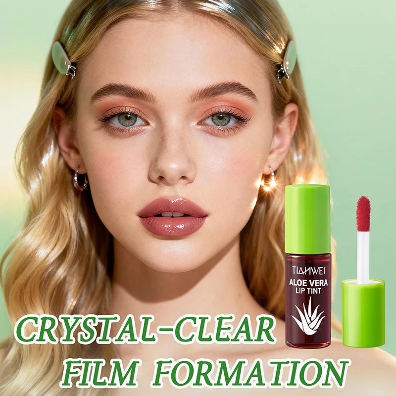 Aloe Lip Gloss 6-Piece Set – Hydrating Liquid Lipstick Kit Lip Gloss Set Zpaxo