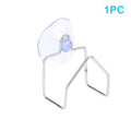 1/2/3Pcs Stainless Steel Drain Rack Suction Cup Cleaning Cloth Shelf Dish Drainer Sponge Holder Sink Kitchen Organizer Zpaxo 1Pcs