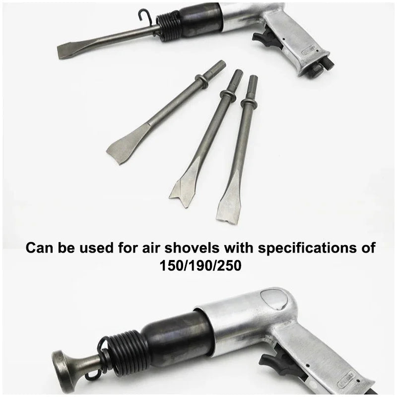Air Chisel Head Hard Steel Solid Shovel Impact Hammer Bit Pneumatic Zpaxo