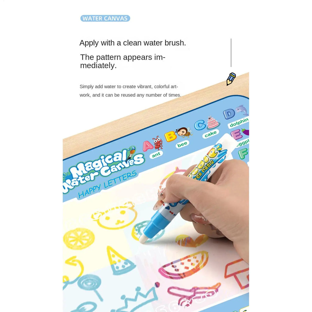 Water Coloring Mat Reusable Educational Art Craft Paint Girl Children Zpaxo