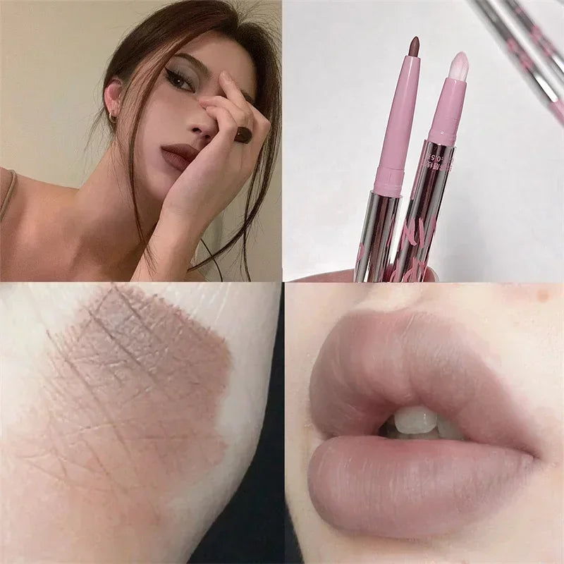 Lipliner Pencil Matte Velvet Outline Lip Shape Lipstick Waterproof