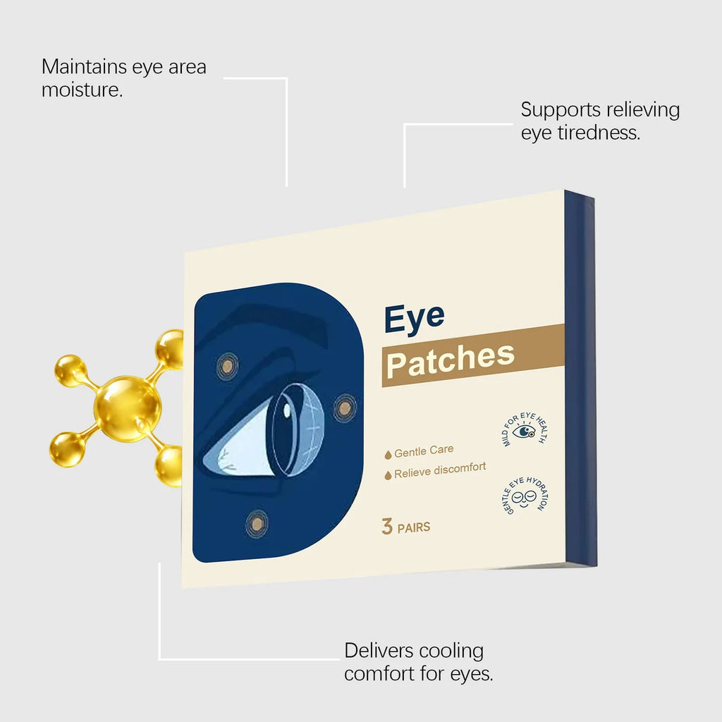 Mint Eye Soothing Cooling Patches – Herbal Eye Relief 6pcs Eye Soothing Patch Zpaxo