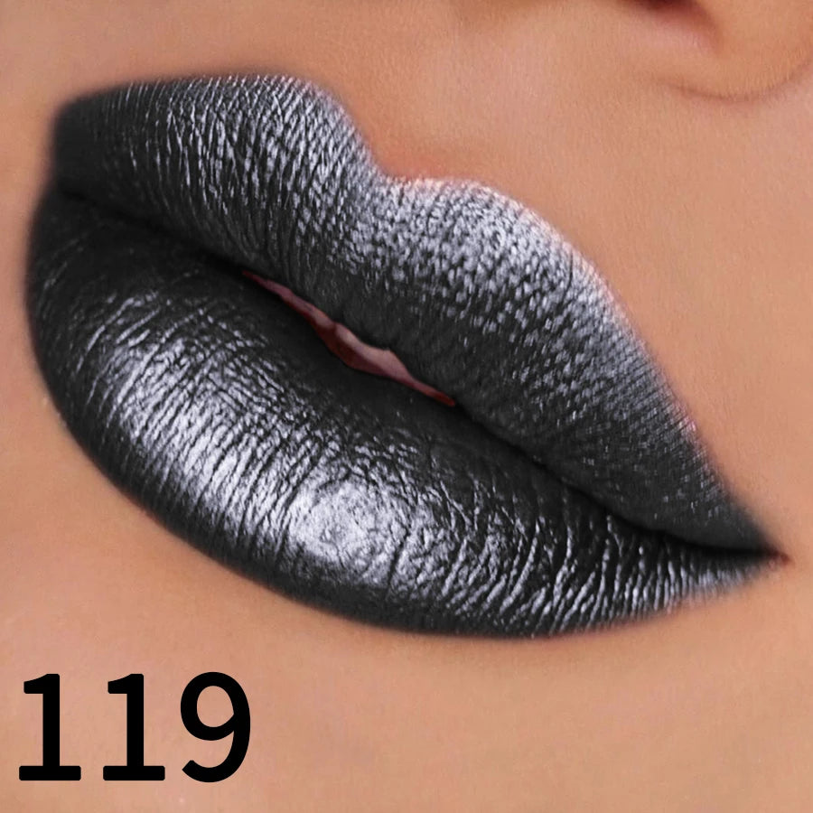 19 Colors Glitter Lipstick Hydrating Red Pink Sparkling Shine Lip Zpaxo 119