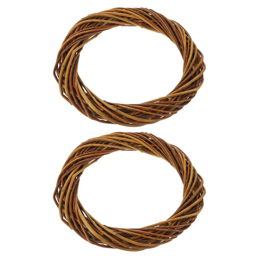 Natural Wicker Wreath Frames Round DIY Craft Base Christmas Wedding