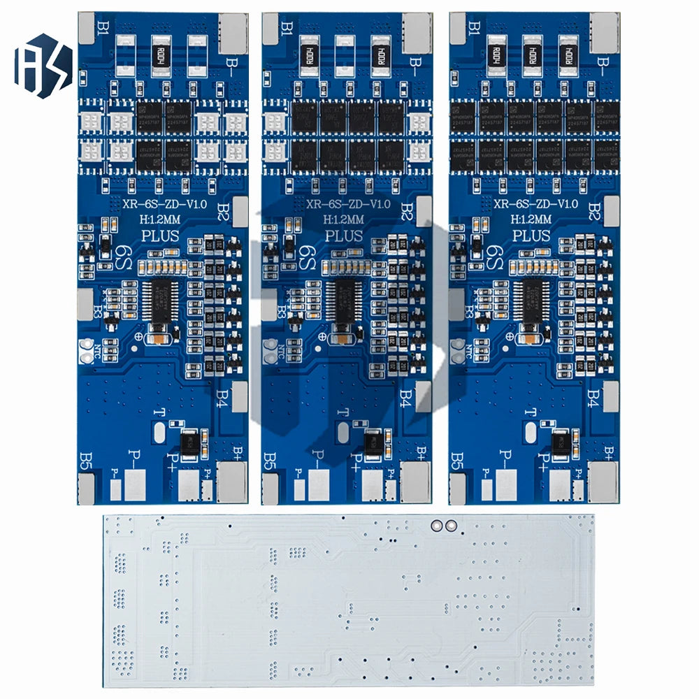 6S 10A 20A 30A 22 2V Li-ion Lithium 18650 Charge Protection Board Zpaxo
