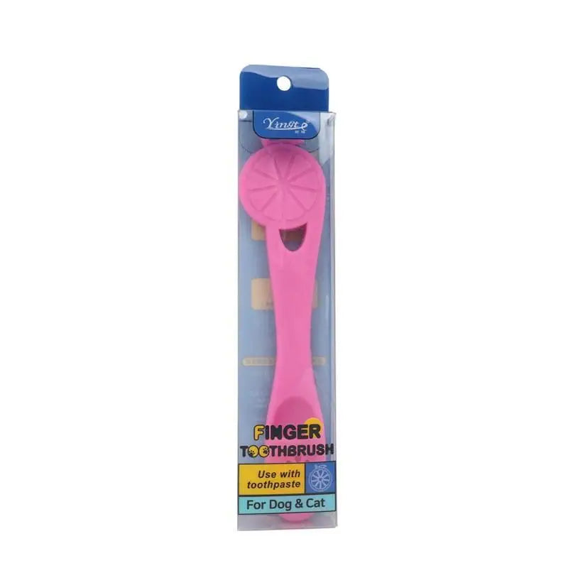 Pet Finger Toothbrush Cats Dogs Soft Tooth Cleaning Reusable Design Zpaxo A5