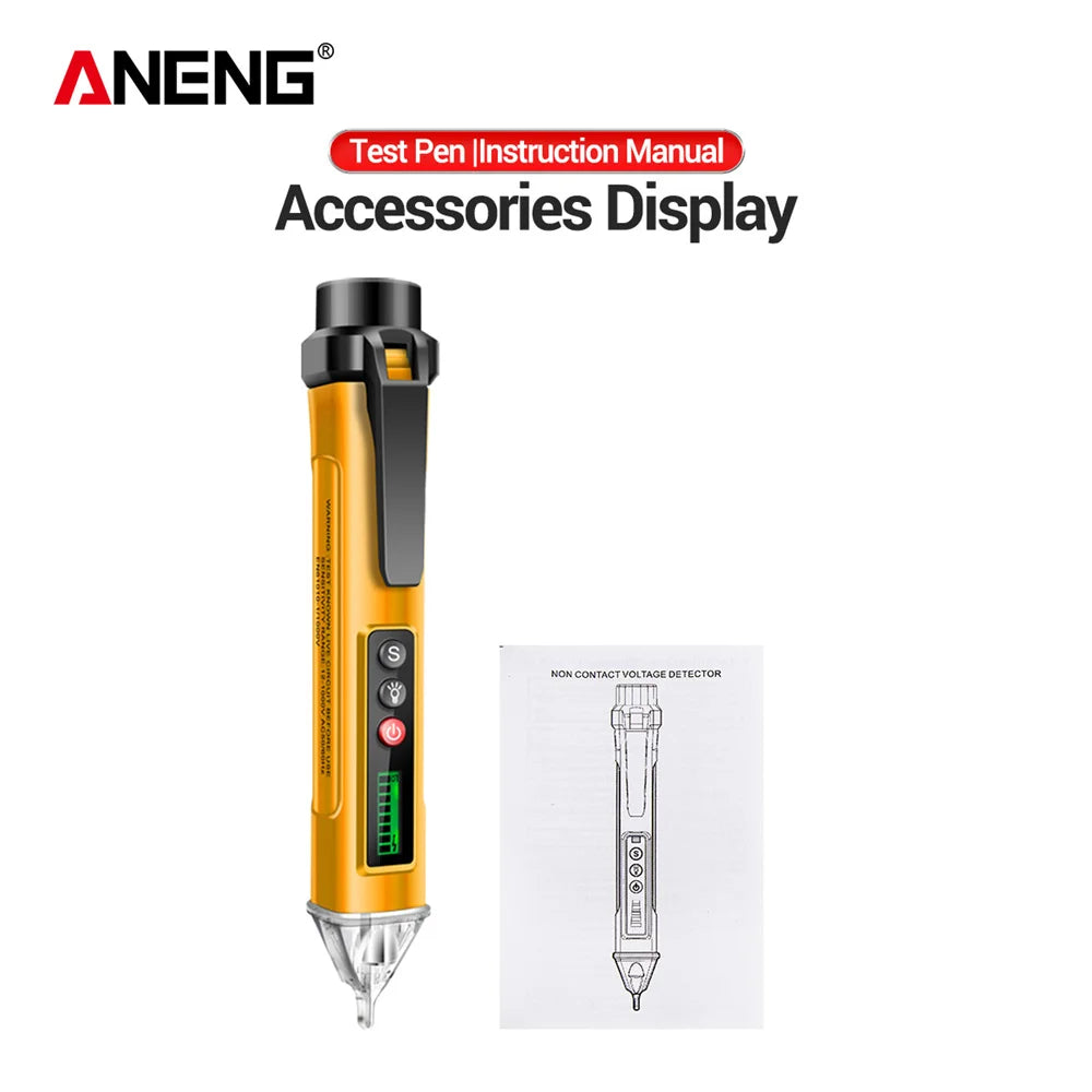ANENG VC1010 Digital Non-contact Tester Pen Meter 12-1000V Current
