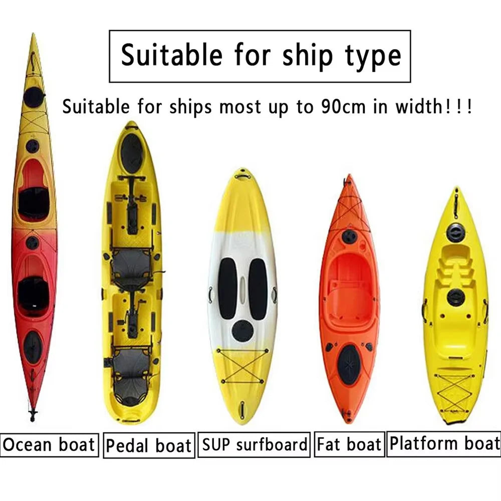 1/2PCS Professional Kayak Cover FOR 3.1-6 m Canoe Boat Durable Waterproof UV Resistant Dust Storage Cover Shield Kayak Accessori Zpaxo