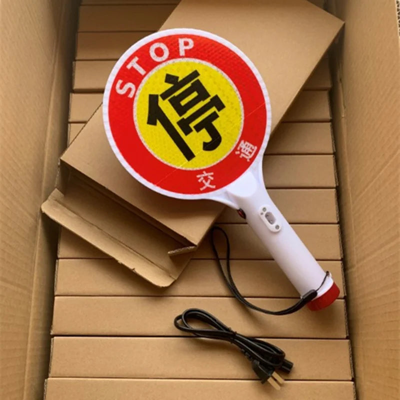 Handheld LED Rechargeable Parking Warning Sign | SHINEKNOT LED Warning Sign Zpaxo