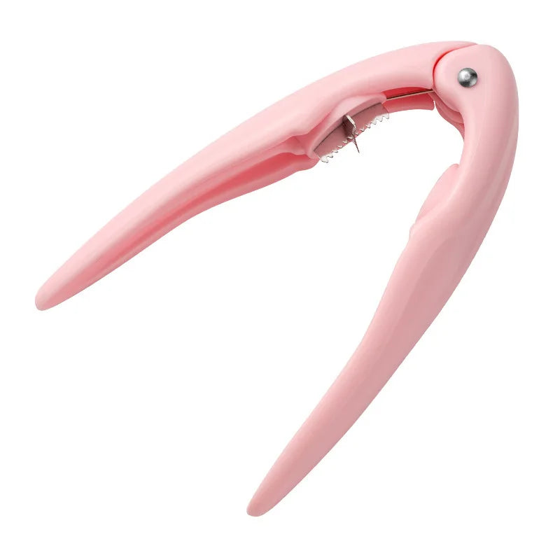 Stainless Steel Chestnut Opener & Nut Cracker – Cross Blade Nut Cracker Tool Zpaxo pink