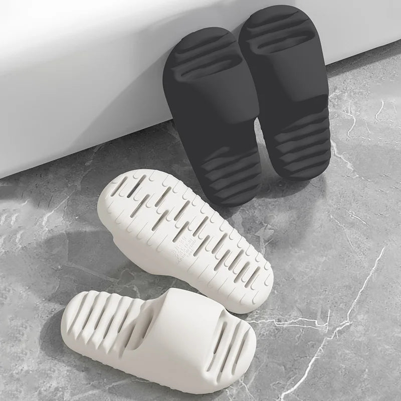SHAJI Couple Bathroom Shower Slippers Summer Hollow Out Non Slip
