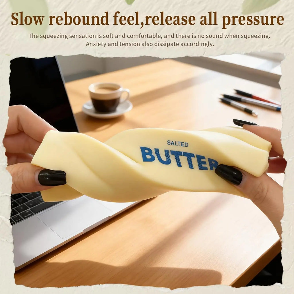 Lifelike Sticky Soft Butter Stick Slow Rebound Toy Wet Moisture Hand