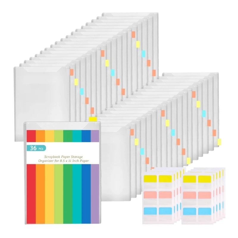 Practical PP Document Organizers 36Units Keep Papers Neat Clean